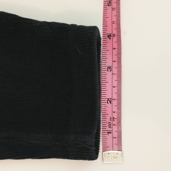 HUE Black pullon stretch corduroy legging pants , sz S - Picture 12 of 13